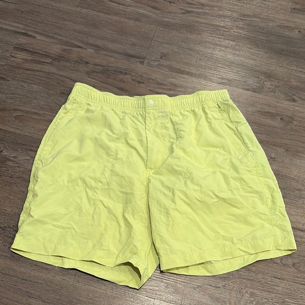 Highlighter Yellow Men’s Gap Shorts